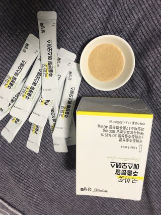 체인미 국화꽃 추출분말 에스오에스 곡류효소 과일채소 17종 혼합 분말 스틱 — 5점을 준 리뷰어가 2021년 12월 올린 사용 사진