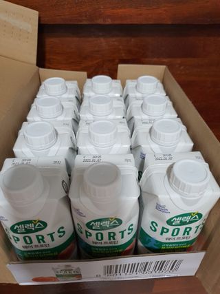 셀렉스스포츠 셀렉스 스포츠 웨이 프로틴 복숭아_ 330ml x 12팩 — 5점을 준 리뷰어가 2021년 8월 올린 사용 사진