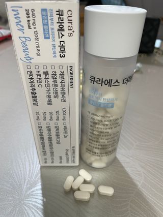 [큐라에스] 뮤신콜라겐 더마3 76.8(1개월분) — 5점을 준 리뷰어가 2023년 12월 올린 사용 사진