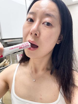 MF [푸딜라이트] 하루 한 포, 피부건강 챙기는 탱글업 콜라겐 — 5점을 준 리뷰어가 2024년 2월 올린 사용 사진