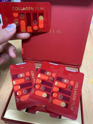 프리마인 귀족의 콜라겐, 92배 흡수율. 럭셔리 프리미엄 셀라브 콜라겐필름 30매 — 5점을 준 리뷰어가 2022년 6월 올린 사용 사진