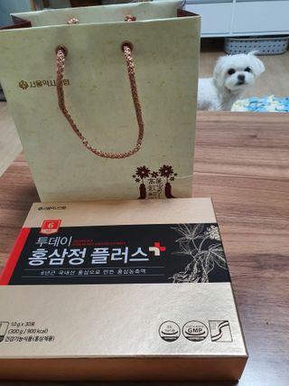 서울약사신협_투데이홍삼정플러스스틱_10g x 30포 — 4.5점을 준 리뷰어가 2021년 2월 올린 사용 사진