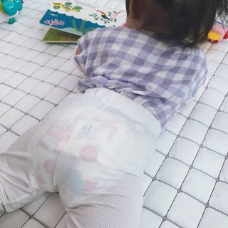 킨도 프리미엄 에어드라이v2 팬티형 기저귀 — 4점을 준 리뷰어가 2021년 6월 올린 사용 사진