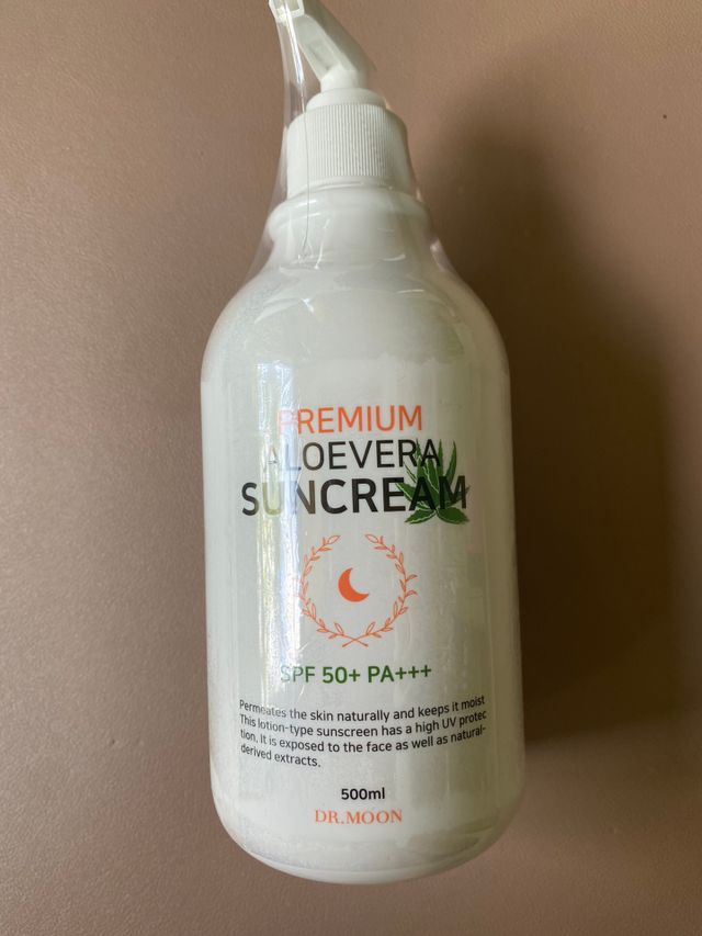 [닥터문] 프리미엄 알로에베라 선크림 500ml 리뷰 사진