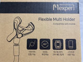 맥스퍼 단단한 집게형 침대 휴대폰 자바라 거치대 — 5점을 준 리뷰어가 2021년 12월 올린 사용 사진
