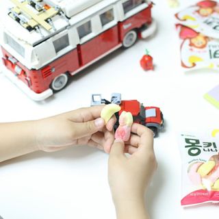 폭신 쫄깃 식감 로맨스, 몽키나나 젤리 8봉지 — 5점을 준 리뷰어가 2021년 3월 올린 사용 사진