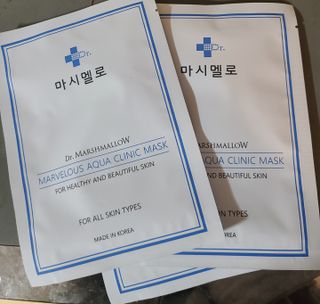닥터마시멜로 닥터마스멜로 마블러스 아쿠아 클리닉 마스크 — 5점을 준 리뷰어가 2021년 4월 올린 사용 사진