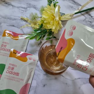 [경남제약헬스케어] 케어플러스 리셋 다이어트 청포도맛 100ml X 5포 (5일분) — 5점을 준 리뷰어가 2023년 5월 올린 사용 사진