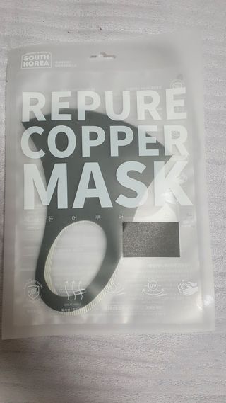 [에이블밤부] 리퓨어 쿠퍼 마스크 10color — 5점을 준 리뷰어가 2021년 1월 올린 사용 사진
