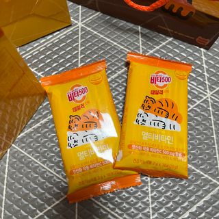 광동제약 [광동] 비타500데일리스틱 70포X2개 + 뚱랑이엽서 + 쇼핑백 증정 — 5점을 준 리뷰어가 2022년 10월 올린 사용 사진