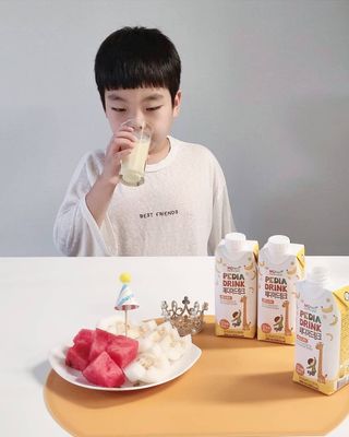 메디웰 페디아드링크 미니 바나나맛 — 5점을 준 리뷰어가 2021년 7월 올린 사용 사진