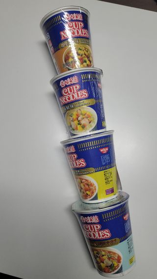 NISSIN 닛신 컵누들  4종 - 씨푸드오리지날, 씨푸드 스파이시, 씨푸드 커리, 씨푸드 XO소스 — 5점을 준 리뷰어가 2021년 11월 올린 사용 사진