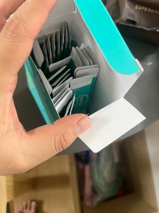 [유산균] 오마이락 장편한습관 프로바이오틱스 30P — 5점을 준 리뷰어가 2022년 12월 올린 사용 사진