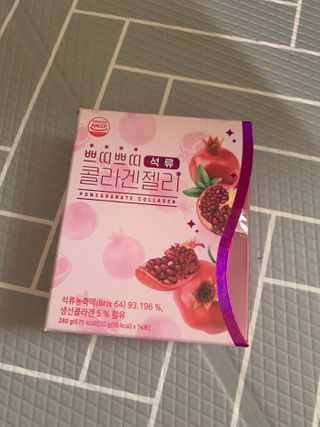 헬스업_쁘띠쁘띠석류콜라겐젤리_20g x 14포 — 5점을 준 리뷰어가 2021년 2월 올린 사용 사진