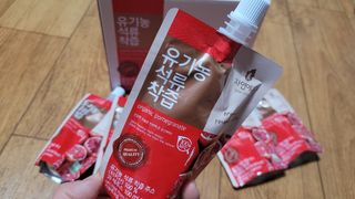 자연에온 유기농 석류 착즙 100mL 10개입 2BOX — 5점을 준 리뷰어가 2020년 12월 올린 사용 사진