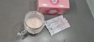 [모마네] 이너뷰티 히알루론산 비오틴 코큐텐 저분자피쉬콜라겐 - 3 g 30포 ★석류맛 — 5점을 준 리뷰어가 2021년 12월 올린 사용 사진