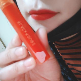 [블랙루즈]하프앤하프틴트 10종 中 택1+랜덤1 — 4점을 준 리뷰어가 2021년 2월 올린 사용 사진