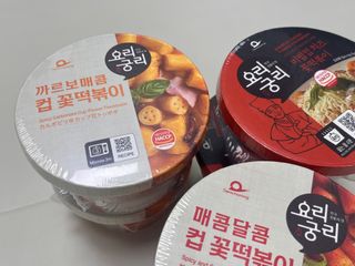 나우  [요리궁리] B타입 ( 매콤, 치즈, 매콤까르보 ) 꽃떡볶이 6개입 세트 — 5점을 준 리뷰어가 2025년 3월 올린 사용 사진