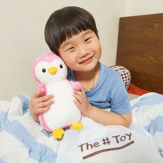 더샵토이 핸드메이드 동물 펭귄 애착 봉제인형 — 5점을 준 리뷰어가 2020년 12월 올린 사용 사진