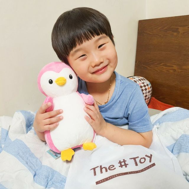 더샵토이 핸드메이드 동물 펭귄 애착 봉제인형 리뷰 사진