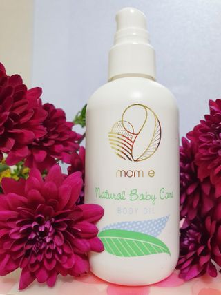 mom e 맘이 내추럴 베이비 케어 크림+바디오일 — 5점을 준 리뷰어가 2021년 1월 올린 사용 사진