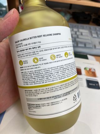 달리프 클로렐라 베러 루트 릴렉싱 샴푸 500ml — 4점을 준 리뷰어가 2021년 1월 올린 사용 사진