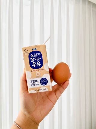 소화가 잘되는 우유 국산 5곡 미숫가루 — 5점을 준 리뷰어가 2021년 9월 올린 사용 사진