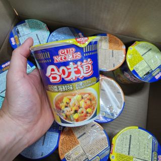 NISSIN 닛신 컵누들  4종 - 씨푸드오리지날, 씨푸드 스파이시, 씨푸드 커리, 씨푸드 XO소스 — 5점을 준 리뷰어가 2022년 12월 올린 사용 사진