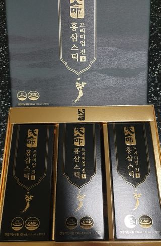 헬스업_천명진프리미엄홍삼스틱_10ml x 30포 — 4점을 준 리뷰어가 2021년 2월 올린 사용 사진