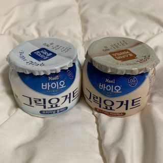 매일바이오 그릭요거트 오리지널 플레인 4개, 로스터리 커피믹스 4개 — 5점을 준 리뷰어가 2021년 12월 올린 사용 사진