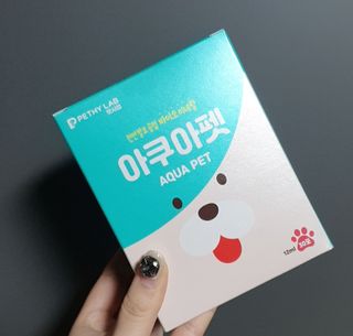 펫시랩 반려견용 액상 프리바이오틱스 아쿠아펫 — 5점을 준 리뷰어가 2021년 1월 올린 사용 사진