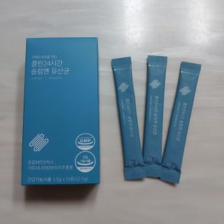클린24시간 슬림앤유산균 1박스 (3.5g X 15포) — 5점을 준 리뷰어가 2022년 10월 올린 사용 사진