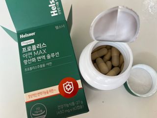헬스너 프로폴리스 아연 MAX 항산화 면역 솔루션 — 5점을 준 리뷰어가 2025년 4월 올린 사용 사진
