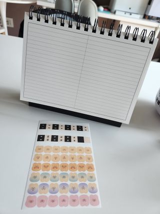 리훈 곰부 세우는 체크리스트 위클리 탁상 플래너 주간 일주일 계획표 — 5점을 준 리뷰어가 2023년 2월 올린 사용 사진