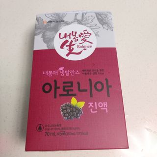 서울약사신협_내몸애생발란스아로니아_70ml x 30포 — 5점을 준 리뷰어가 2021년 7월 올린 사용 사진