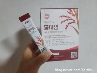 하루 1포로 콜레스테롤, 유산균, 고역가 소화효소까지 한번에 섭취! 다온바이오 홍자임 1개월분(30포) — 5점을 준 리뷰어가 2022년 11월 올린 사용 사진