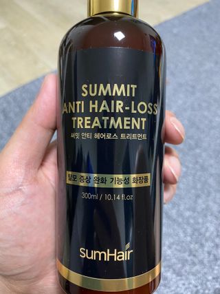 썸헤어 / SUMHAIR 썸헤어  써밋 안티 헤어로스 샴푸+트리트먼트 — 5점을 준 리뷰어가 2021년 5월 올린 사용 사진