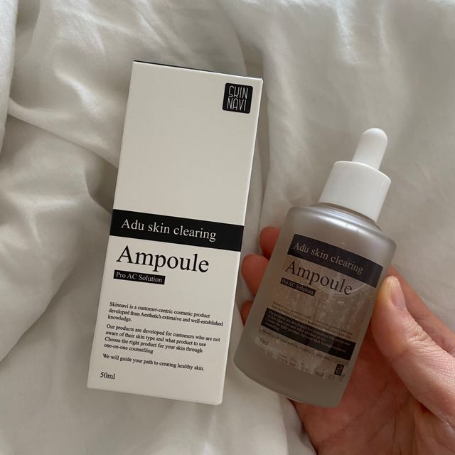 스킨내비 앰플 50ml 모공 트러블 시카 진정 스팟 리뷰 사진