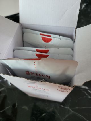 클린24시간 1BOX(5포) + 전용보틀(500ml) — 5점을 준 리뷰어가 2022년 8월 올린 사용 사진