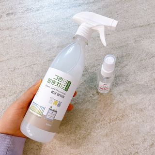 [엠메이데이] 그린티 피톤치드 감쪽같이 500ml + 손소독액 50ml — 5점을 준 리뷰어가 2022년 3월 올린 사용 사진
