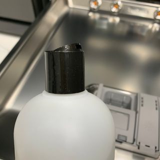 [생활공작소] 식기세척기용 액체세제  X 2개입 — 5점을 준 리뷰어가 2020년 12월 올린 사용 사진