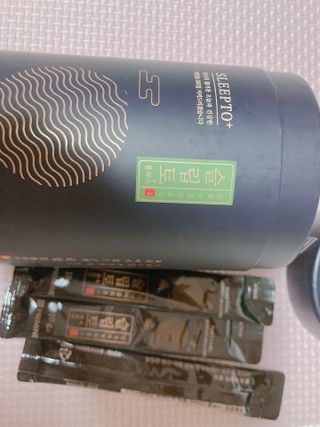 프리마인 자체 기업부설 연구소에서 찾아낸 건강한 수면의 비밀.  슬립토 플러스 30포 — 4점을 준 리뷰어가 2021년 10월 올린 사용 사진