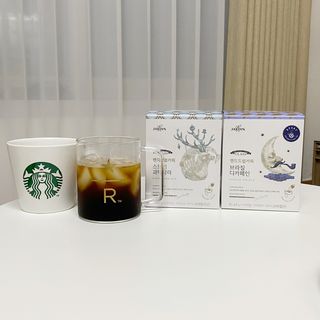 (주)쟈뎅 쟈뎅 클래스 핸드 드립 커피 10P 2종_디카페인 1종+랜덤 플레이버 1종 — 5점을 준 리뷰어가 2021년 3월 올린 사용 사진