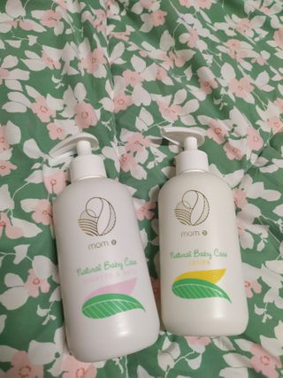 mom e 맘이 내추럴 베이비 케어 샴푸앤바스+로션 — 3.5점을 준 리뷰어가 2021년 1월 올린 사용 사진