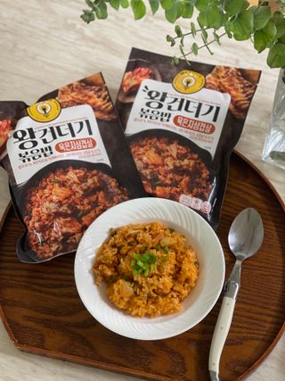 한성기업 무볼레 왕건더기 볶음밥 묵은지삼겹살 — 5점을 준 리뷰어가 2021년 10월 올린 사용 사진
