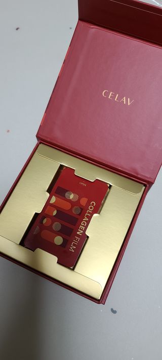 프리마인 귀족의 콜라겐, 92배 흡수율. 럭셔리 프리미엄 셀라브 콜라겐필름 30매 — 4점을 준 리뷰어가 2021년 10월 올린 사용 사진