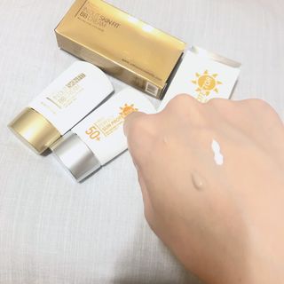 약손명가코스메틱 에오스보떼 퍼펙트 선 프로텍터 선크림 / 인_아웃 스킨 핏 비비크림 세트 구성 — 5점을 준 리뷰어가 2021년 7월 올린 사용 사진