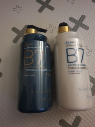 [포레스트스토리] B7 안티 헤어로스 샴푸1,000ml + 헤어팩 1,000ml — 5점을 준 리뷰어가 2021년 3월 올린 사용 사진