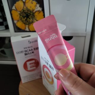 인디닥터 면역 생생 핑크 이뮨 젤리 + 타이탄 BCAA 프로틴 젤리스틱 — 5점을 준 리뷰어가 2022년 3월 올린 사용 사진