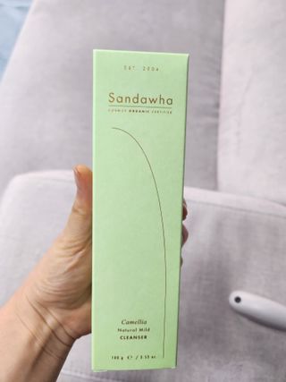 스킨큐어 산다화 울트라 젠틀 약산성 세안제 — 5점을 준 리뷰어가 2023년 3월 올린 사용 사진